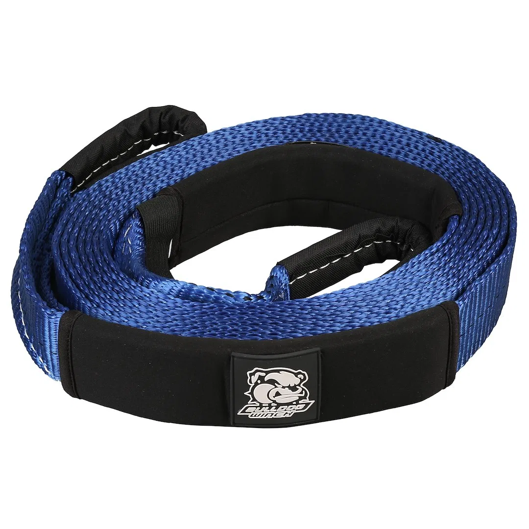 20014 – BULLDOG WINC Recovery Strap, Fixed Length Strap 2 Inch Width x 30 Foot Length Non Stretching 6700 Pound Maxim...